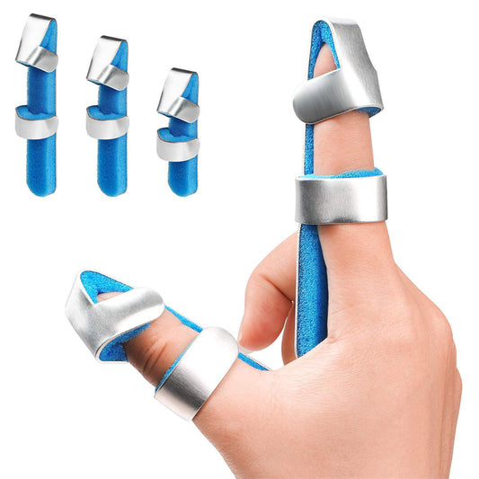Blue Aluminum Finger Splint for Broken & Dislocated Finger