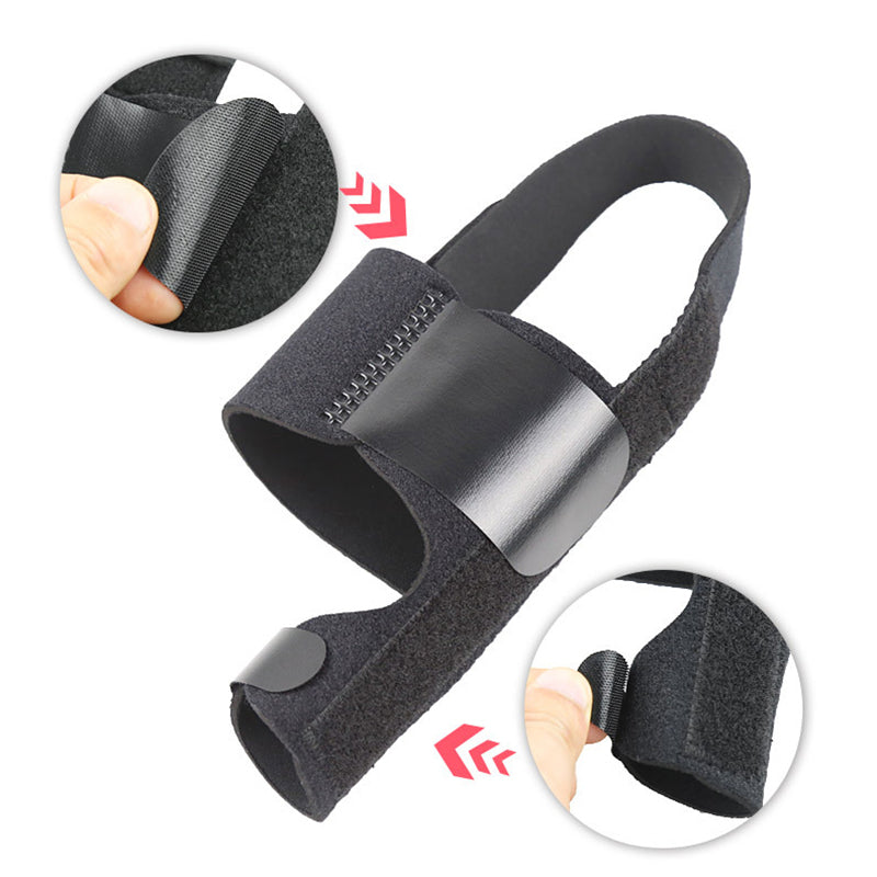 Black Turf Toe Brace for Bunion Protection and Correction