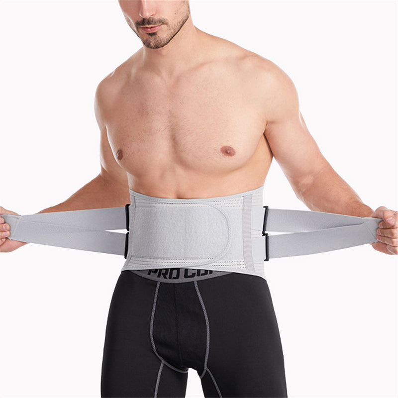 Breathable Lumbar Support Belt Back Brace for Herniated Disc