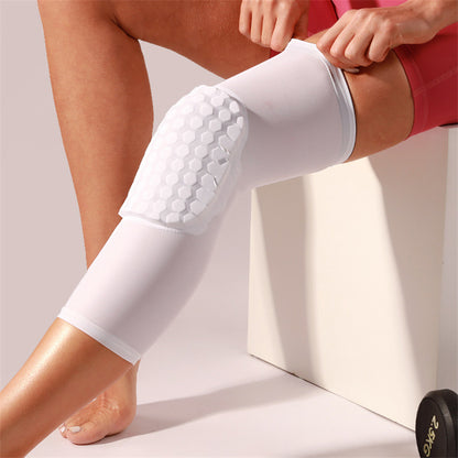 High Elasticity Honeycomb Knee Pads for Sports Protection