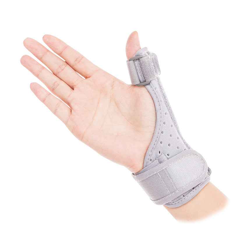 Adult Gray Thumb Splint for Fracture Recovery