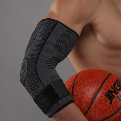 Black Adjustable Elbow Brace for Tendonitis and Tennis Elbow