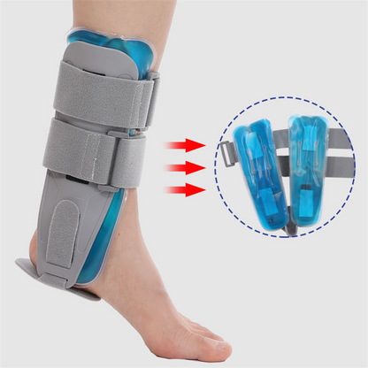 Best Stirrup Ankle Brace with Air Bag & Gel Cold Therapy