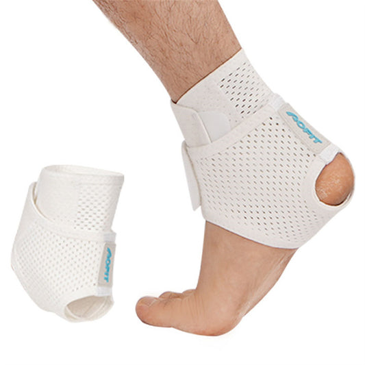 High-Elastic Mesh Breathable White Ankle Braces for Sports