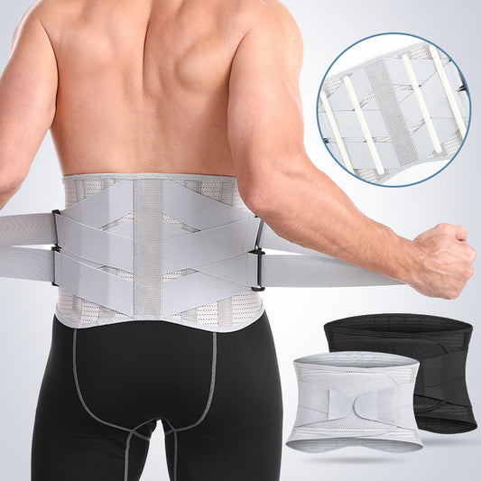 Breathable Lumbar Support Belt Back Brace for Herniated Disc