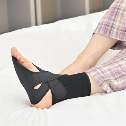 Soft Sprained Foot Brace with 4 Adjustable Straps